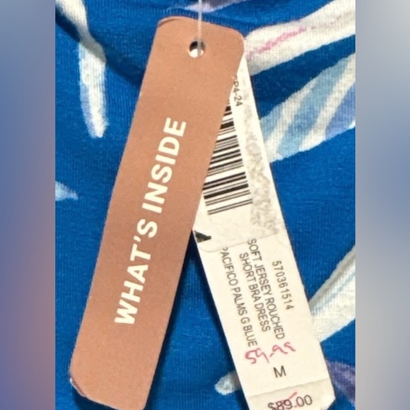 NWT - Soma Soft Jersey Rouched Bra Dress In Women's Size M - Picture 3 of 4